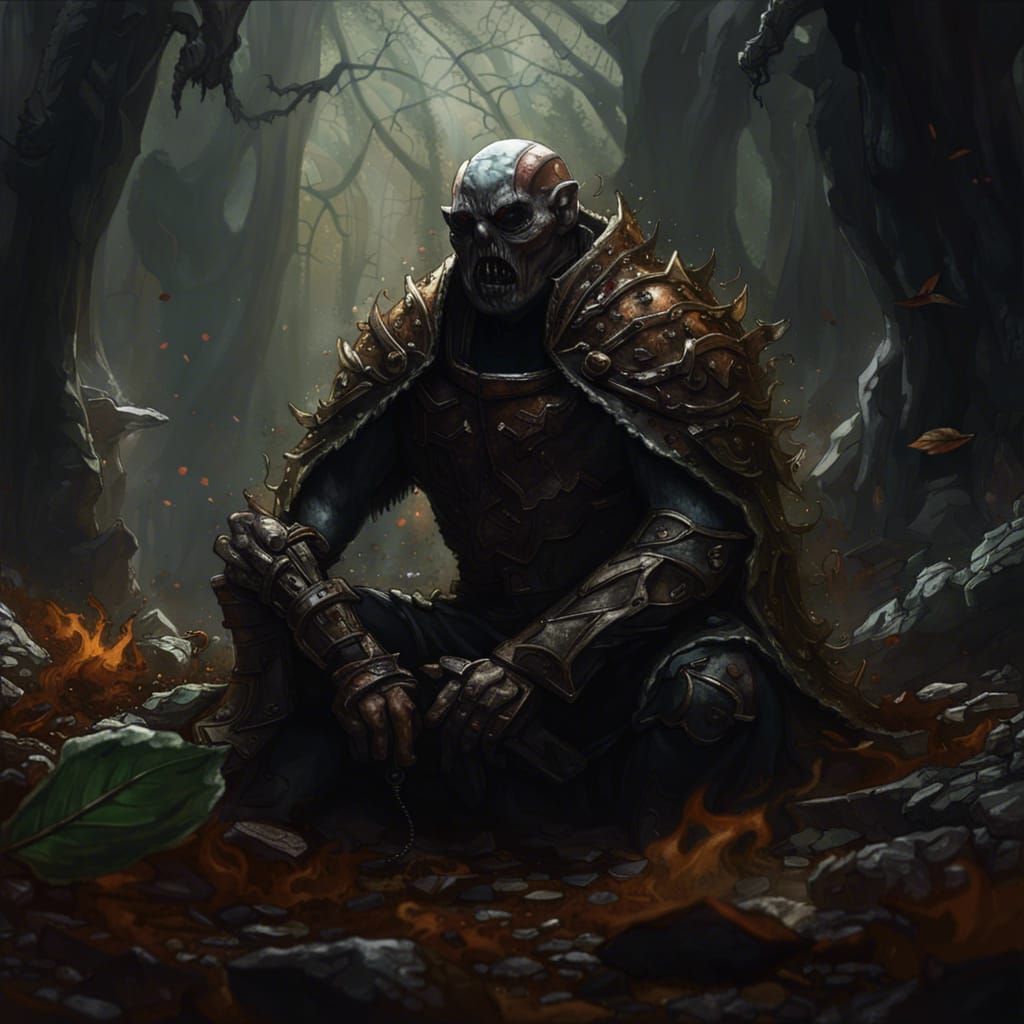 Dark Fantasy Landscape with Dynamic Lighting