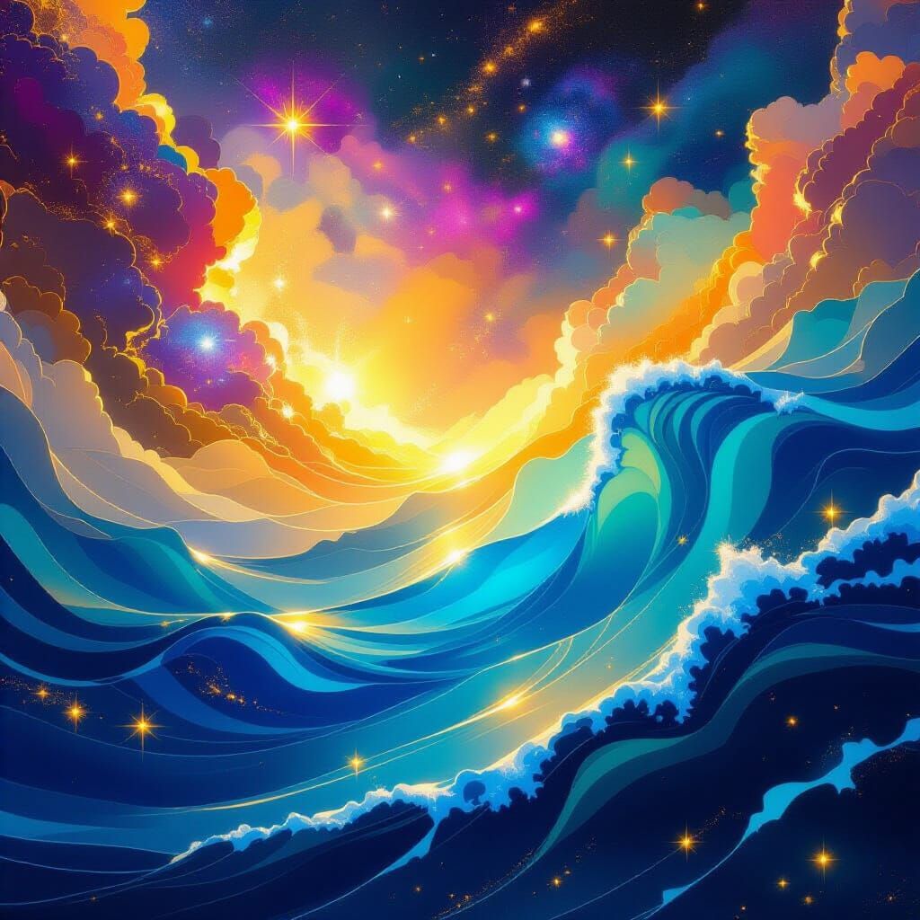 Divine Consciousness as an Infinite Radiant Ocean