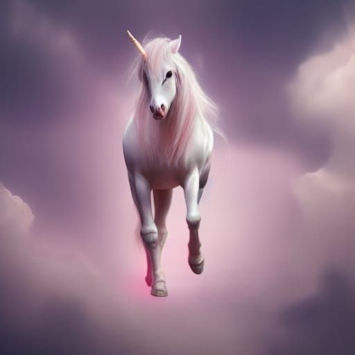 Pastel Pink Unicorn in Dollette Aesthetic