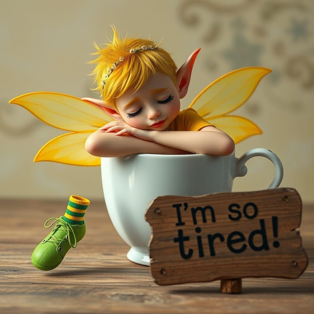 tired elf