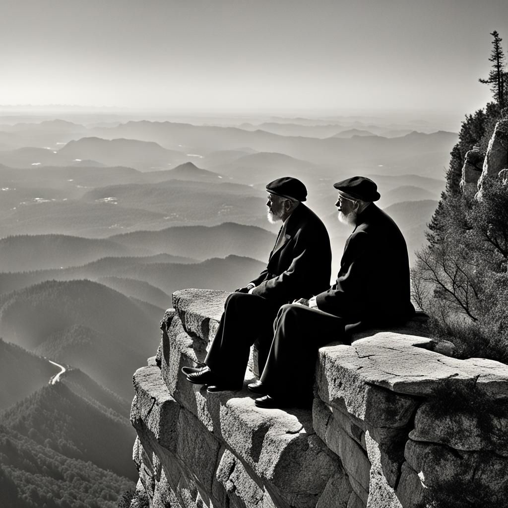 Blind Men Contemplate Beauty at World's End