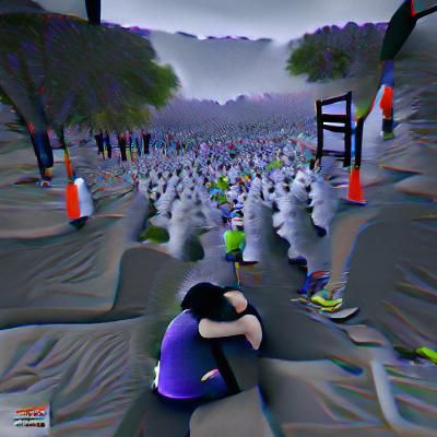 Silent Despair: An Image of Depression and Anxiety