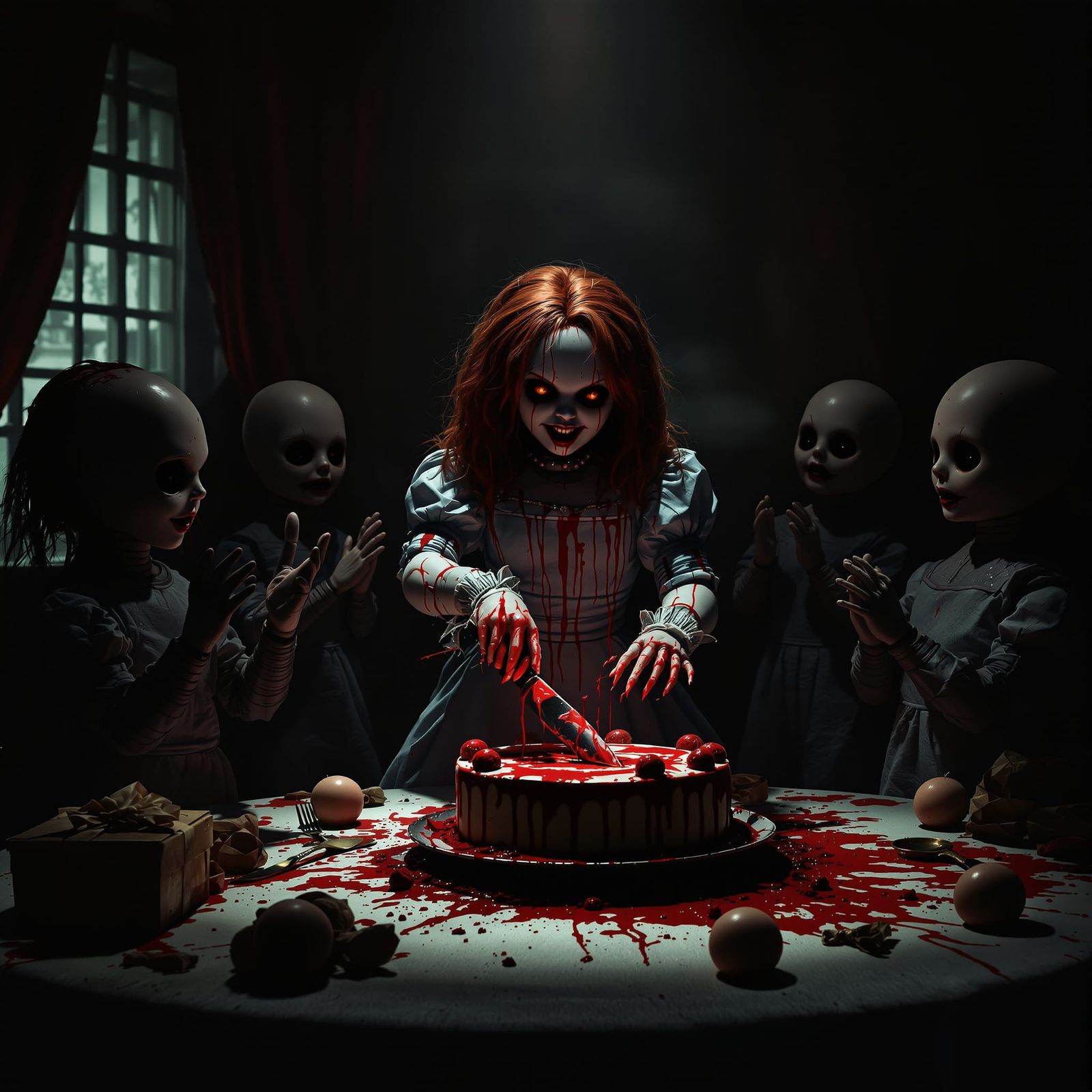 Chilling Victorian Birthday Party for Annabelle Doll