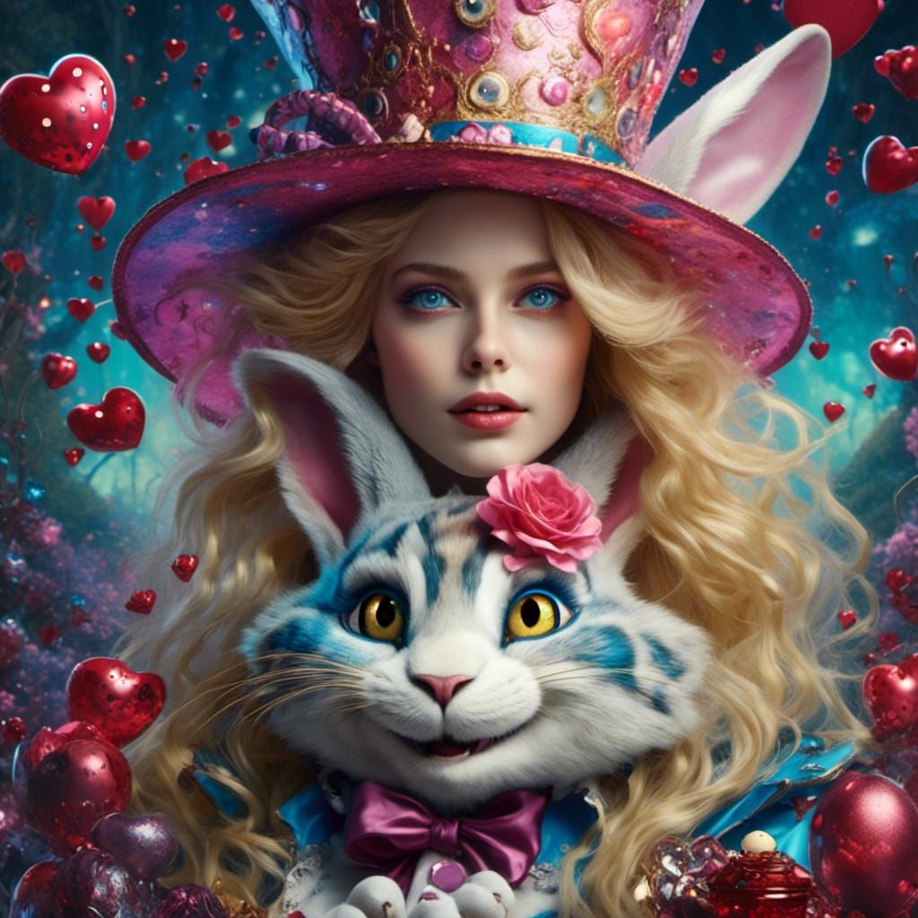 Alice in Wonderland Cosmic Holographic Dreamscape