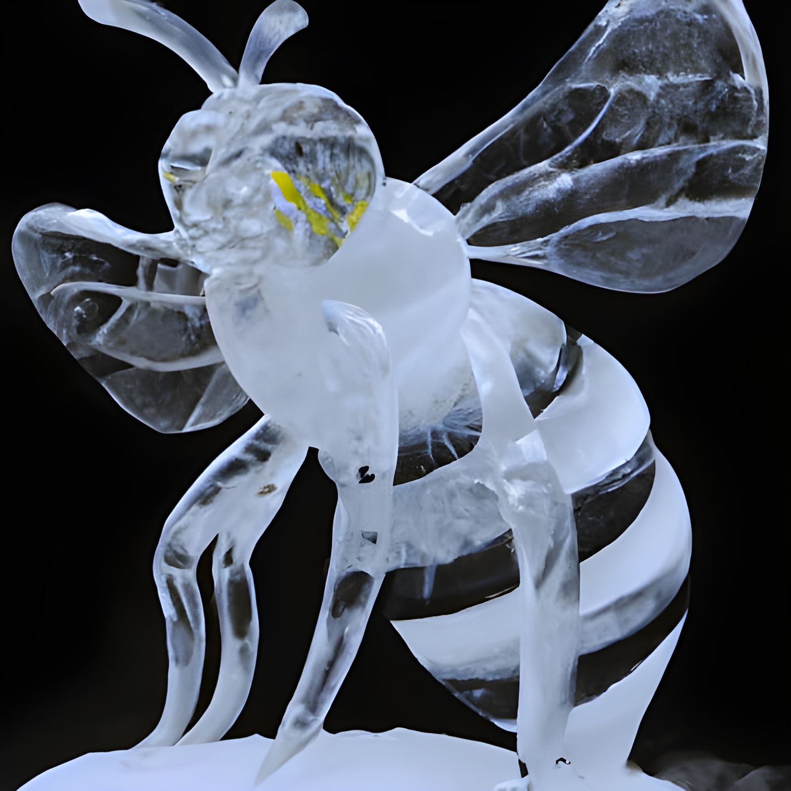 Bumble Bee Ice Sculpture