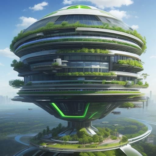 Futuristic Biomimetic Green Industrial Centers