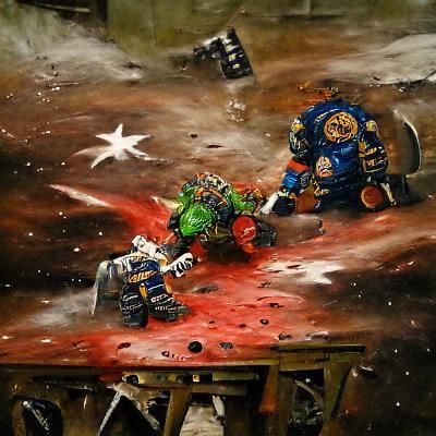 Space Marine vs Ork: Warhammer 40k Painting