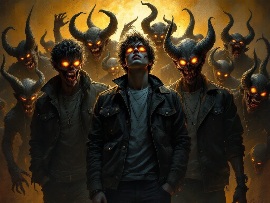 Boy Band Encounters Dark, Twisted Demons in Haunting, Gothic...