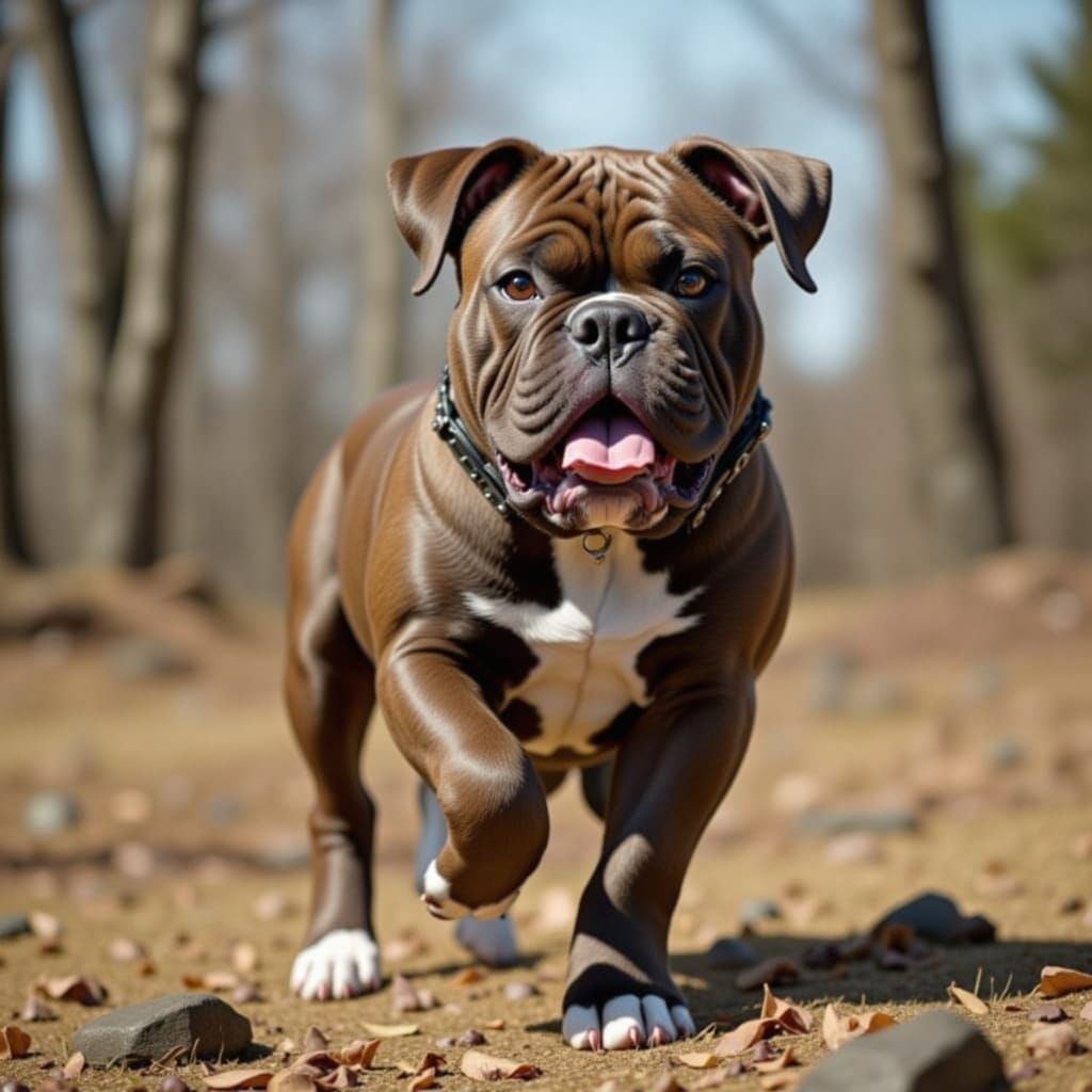 Brindle Bulldog Portrait