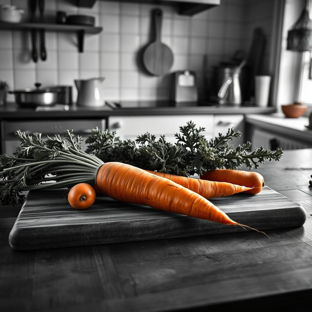 Farmhouse Kitchen: Carrot in Color