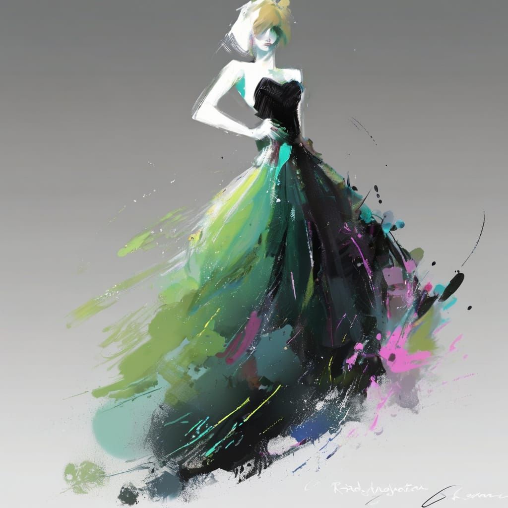 Anime Wet Jelly Eyes in Digital Rkgk Abstraction