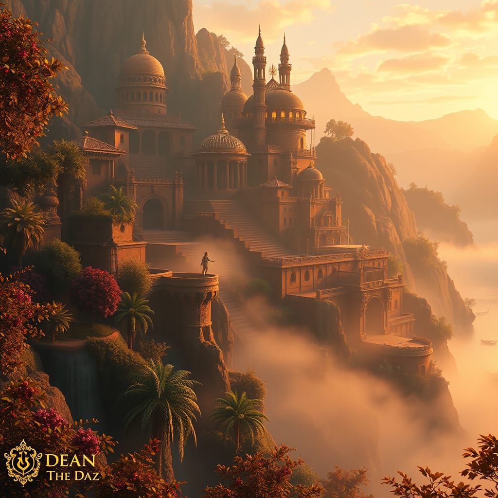 Ethereal Dawn in Ancient City of La Paz