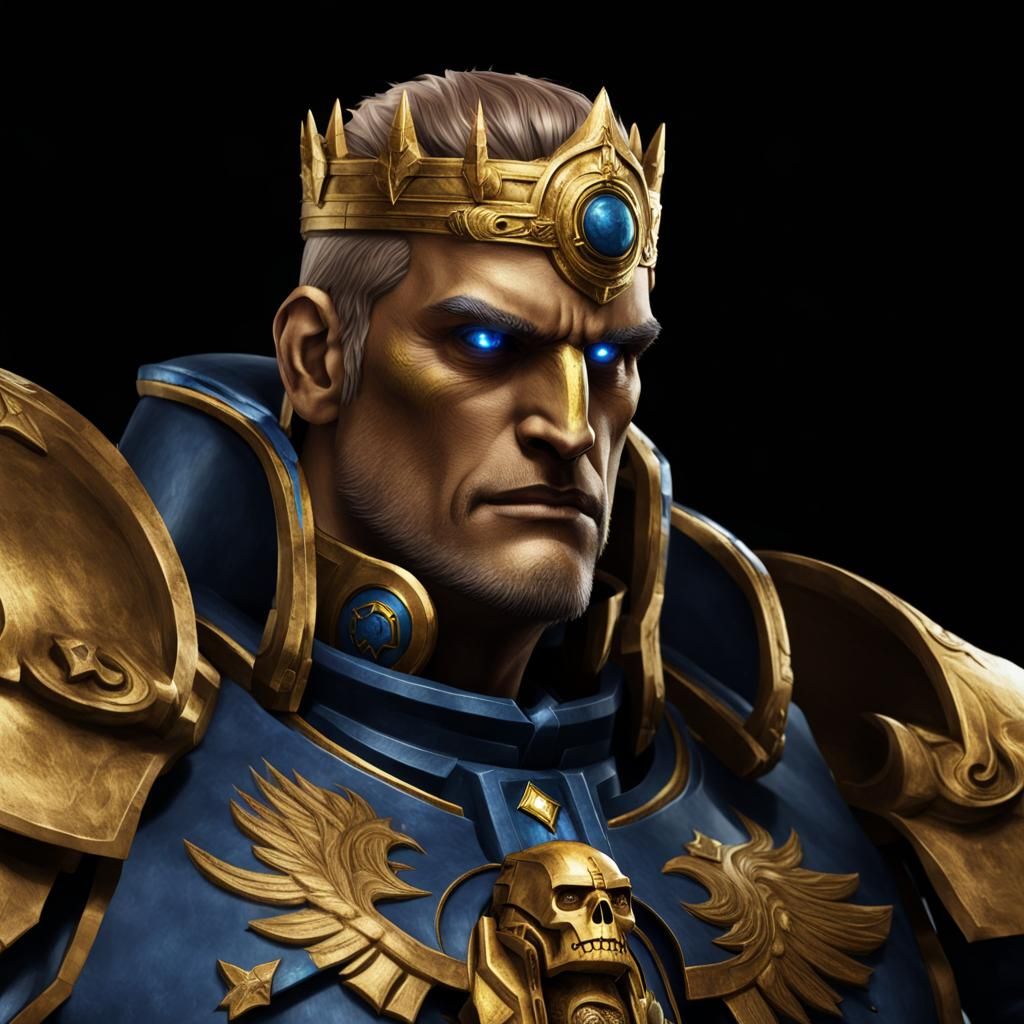Roboute Guilliman on His Throne