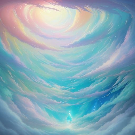 Ethereal Cells Dance in Soft, Vibrant Abstraction