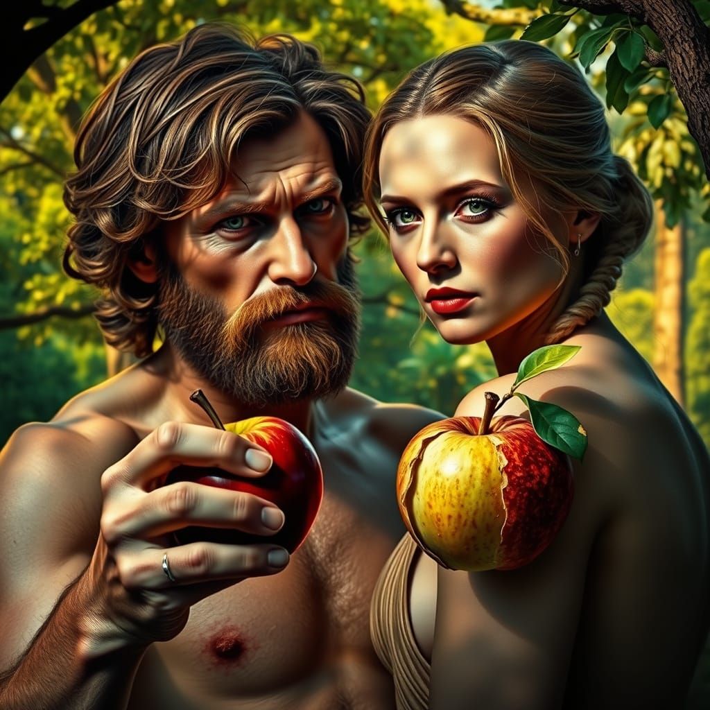 Contrasting Apples in the Garden of Eden