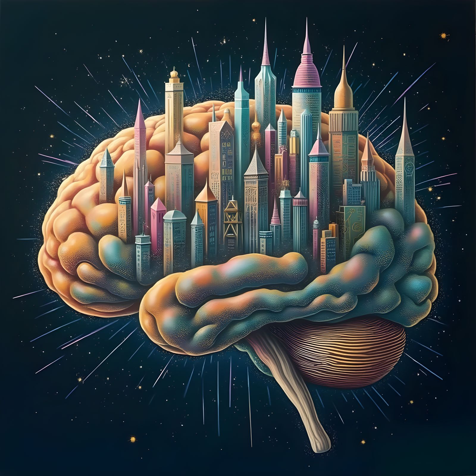 Cyberpunk Cityscape Unfolds at Dusk in Vibrant Neon Hues