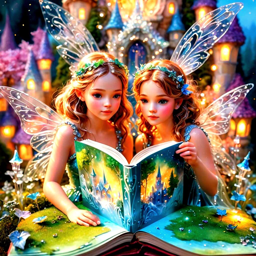 Crystal Fairies in Magical Pop-Up Book