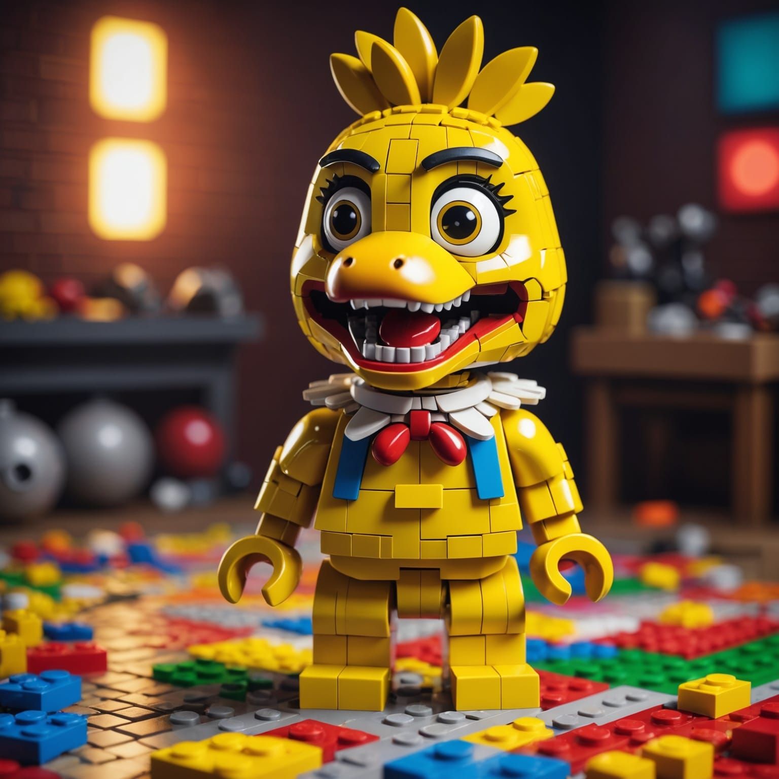Chica Lego Figure