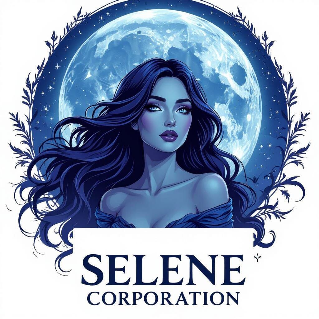 Ethereal Woman with Flowing Hair in Matte Painting Style