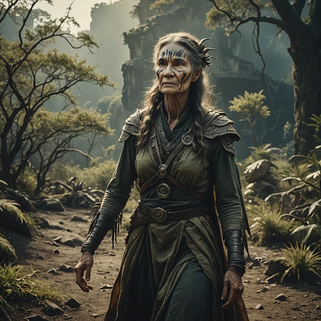 Cinematic Earth Mother Film Still