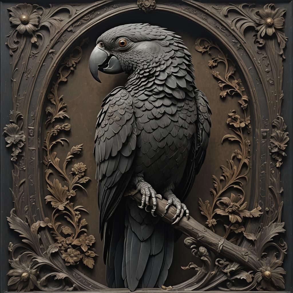 Gigeresque Parrot: A Biomechanical Masterpiece