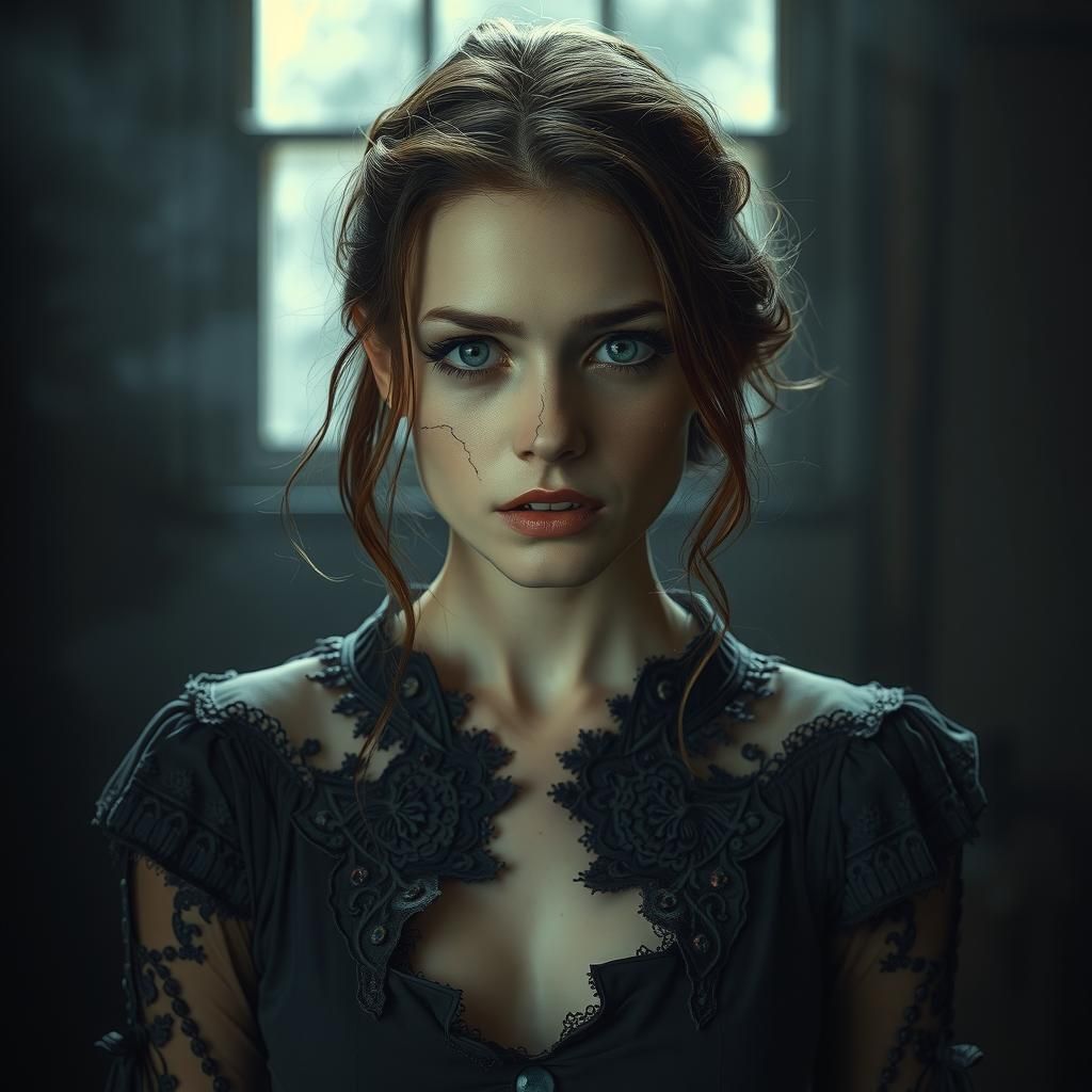 Woman broken from the inside, Conrad Roset, Paolo Roversi, d...