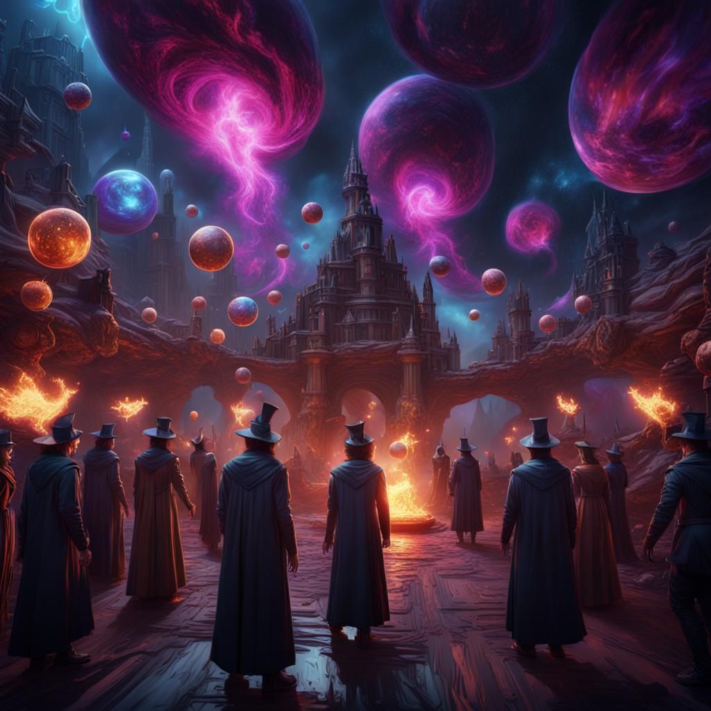 Dark Wizards Celebration in Dark Matter Energy Bomb