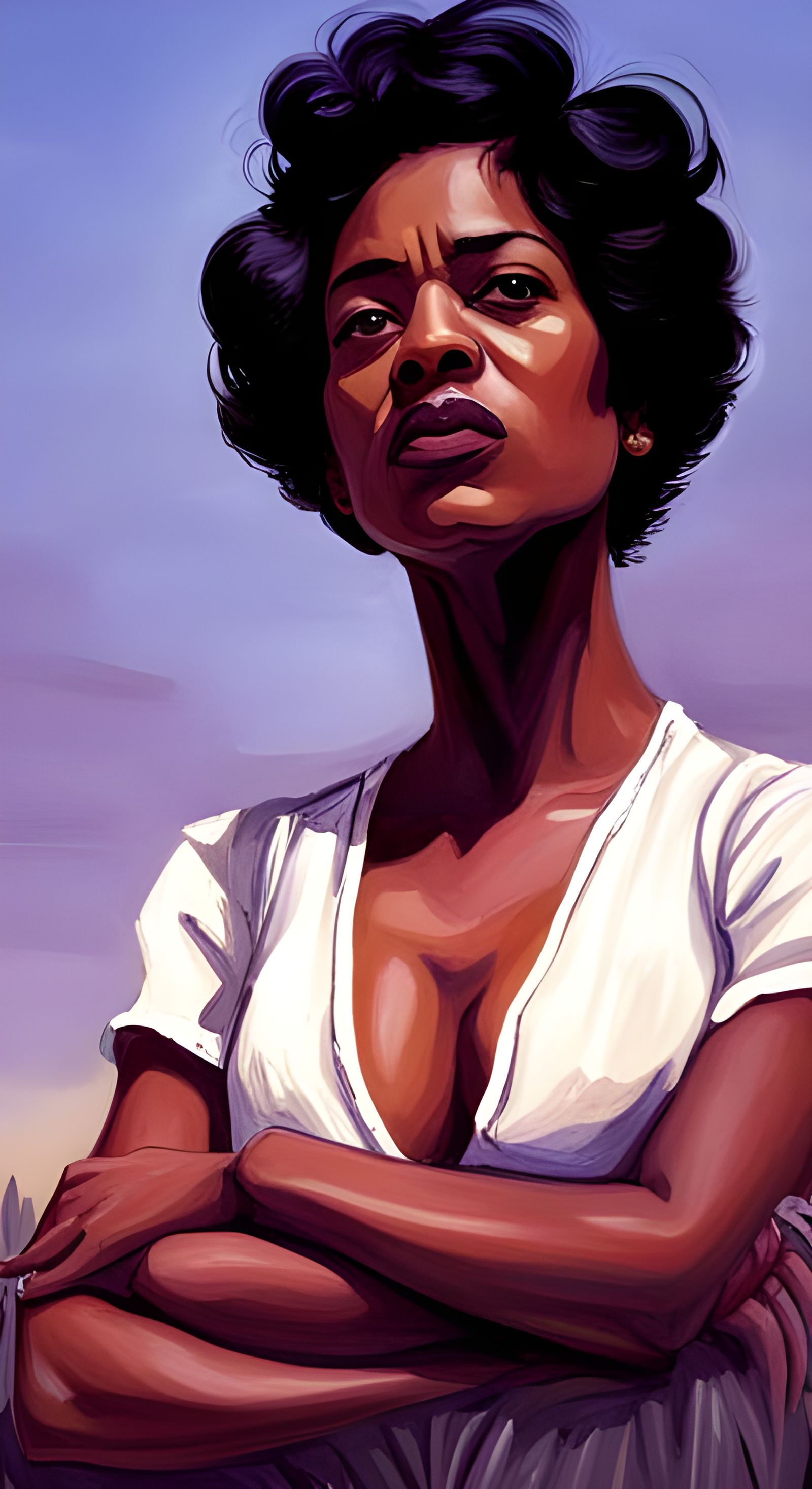 Purplecore Concept Art Inspired by The Color Purple