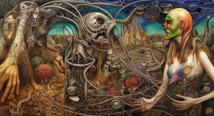 Monsters Meeting in Wonderland: An Alternate Reality