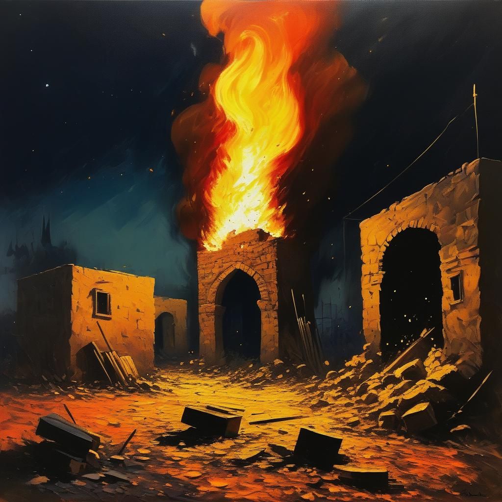 Molotov Cocktail as Academic Art