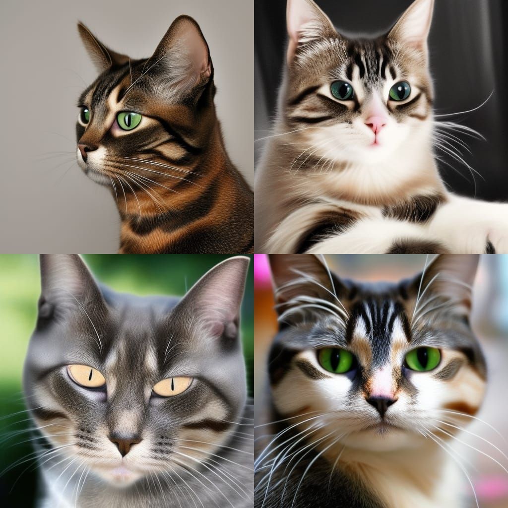 Realistic Cat Generated by AI