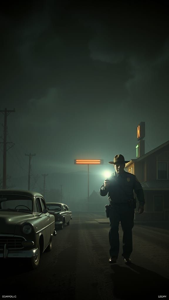 Dark Horror Movie Poster with Eerie Elegance and Decay