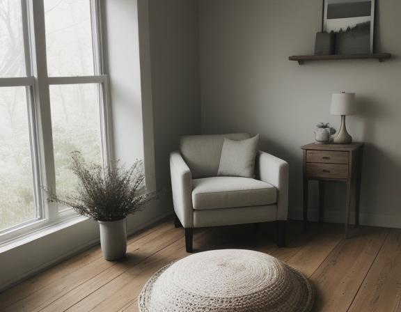 Minimalist Serenity: Simple Living in Soft Light