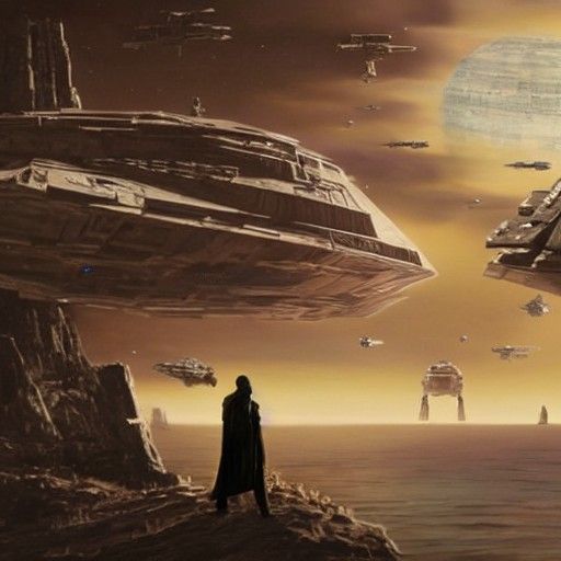 Star Wars Hamilton Musical: Matte Painting