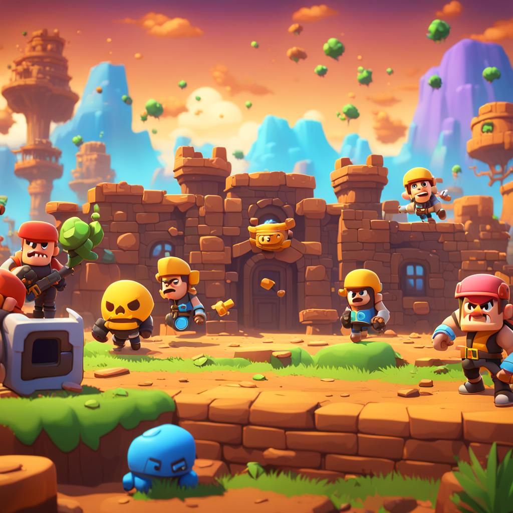 Brawl Stars Character Concept Art