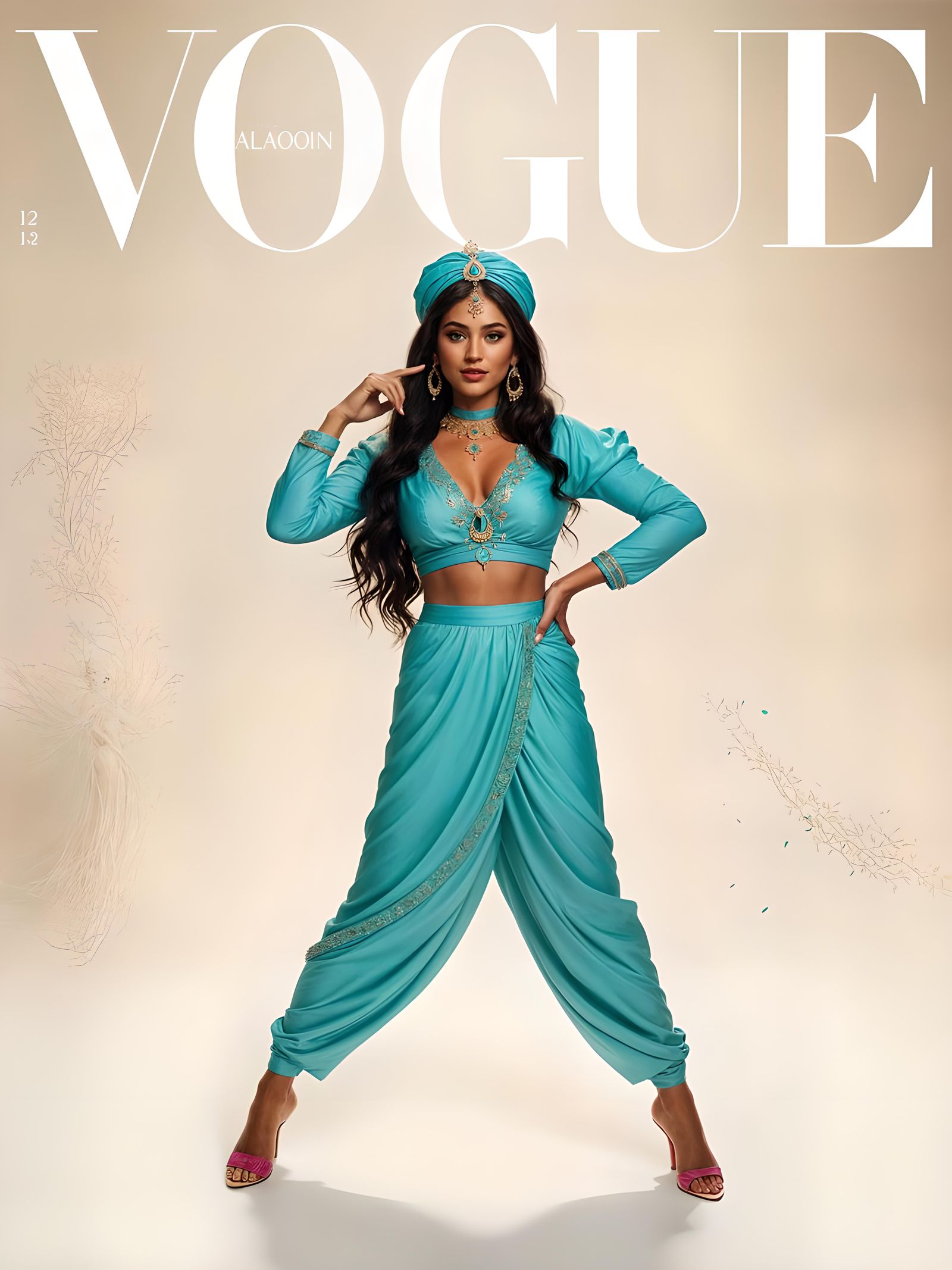 (High-fashion editorial photo:1.3) of a woman resembling Jas...