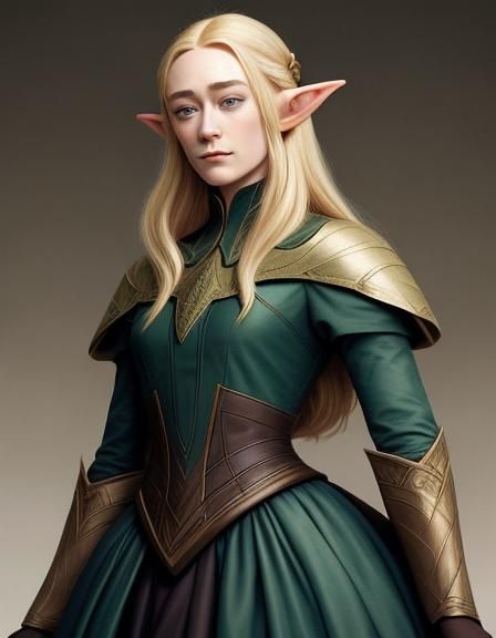 Saoirse Ronan as Elf in Comic Book Art