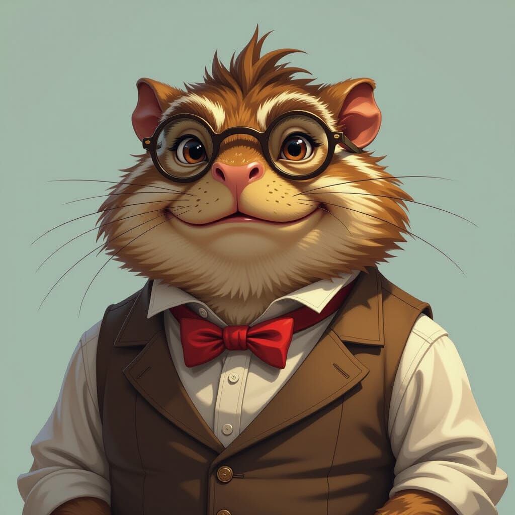 Mr. Toad Portrait in Detailed Splash Art Style