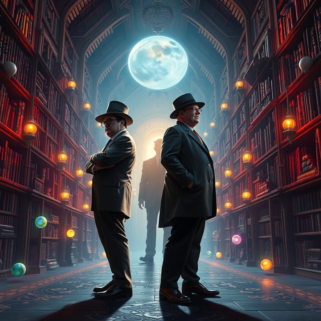 Mysterious Library Encounter with the Invisible Man in Encha...