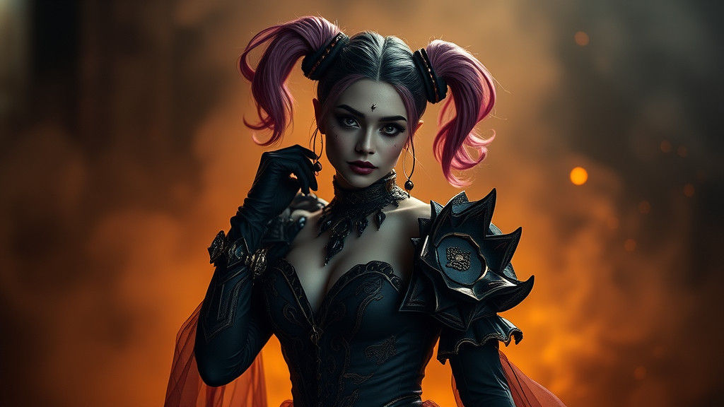 Jinx from Arcane League of Legends in Photorealistic Style