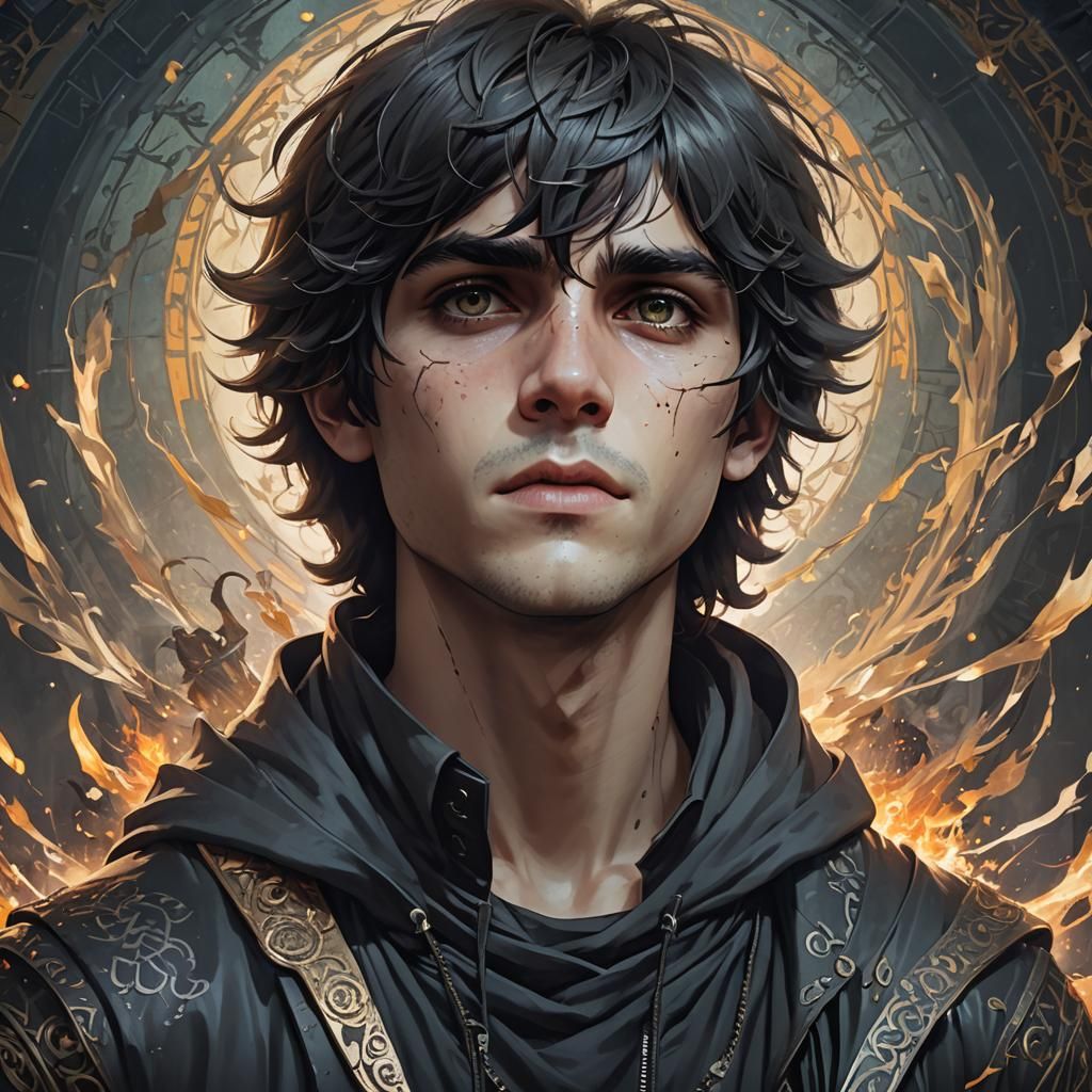 Nico di Angelo Summons the Dead: Detailed Portrait