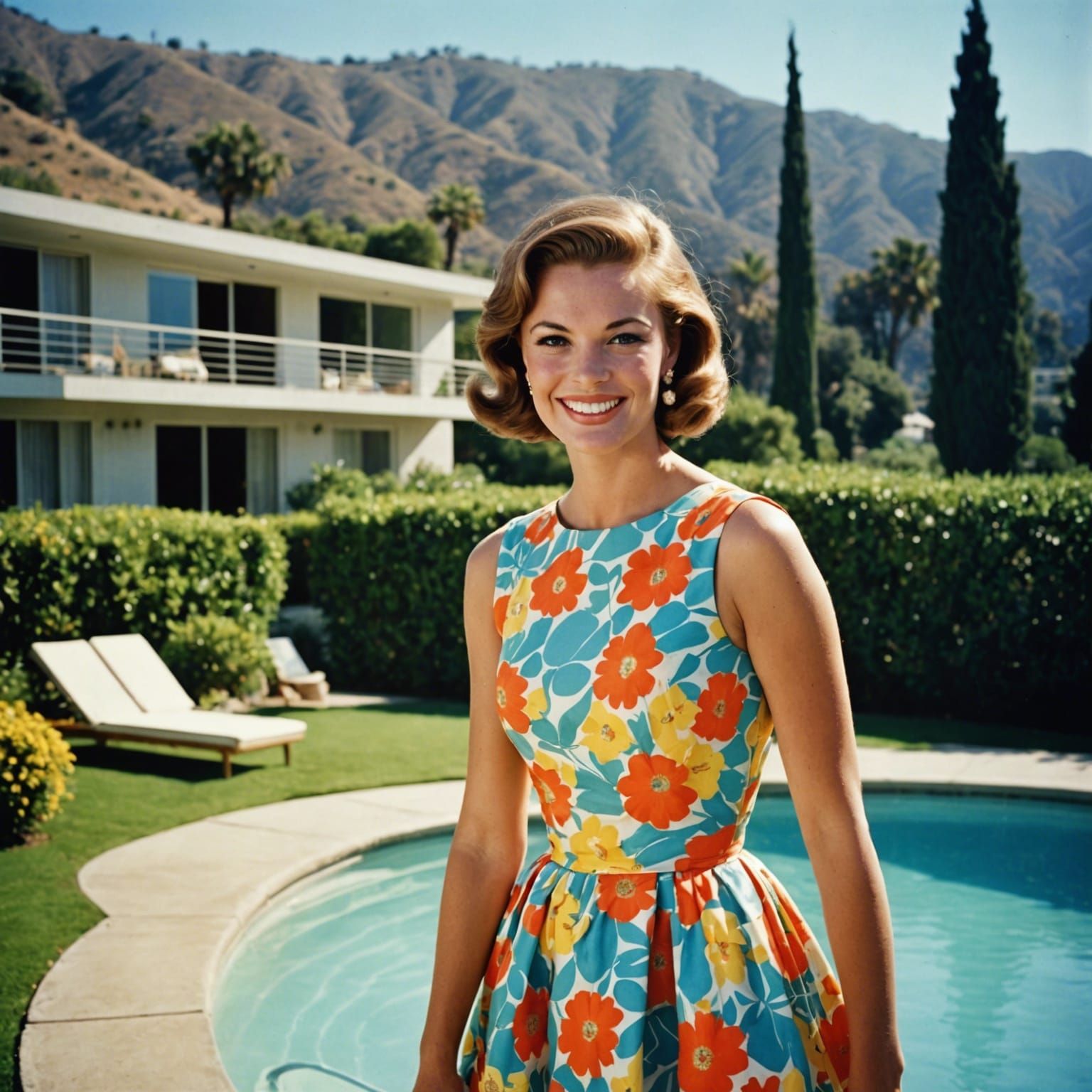 Summer 1963  holidays in Los Angeles souvenir