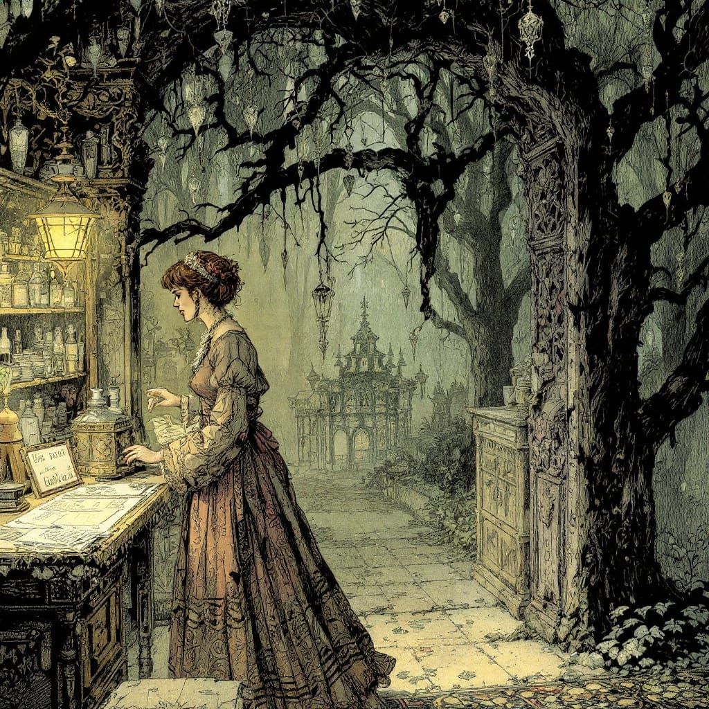 Whispers from an Antique Note: A Mysterious Mansion Beckons