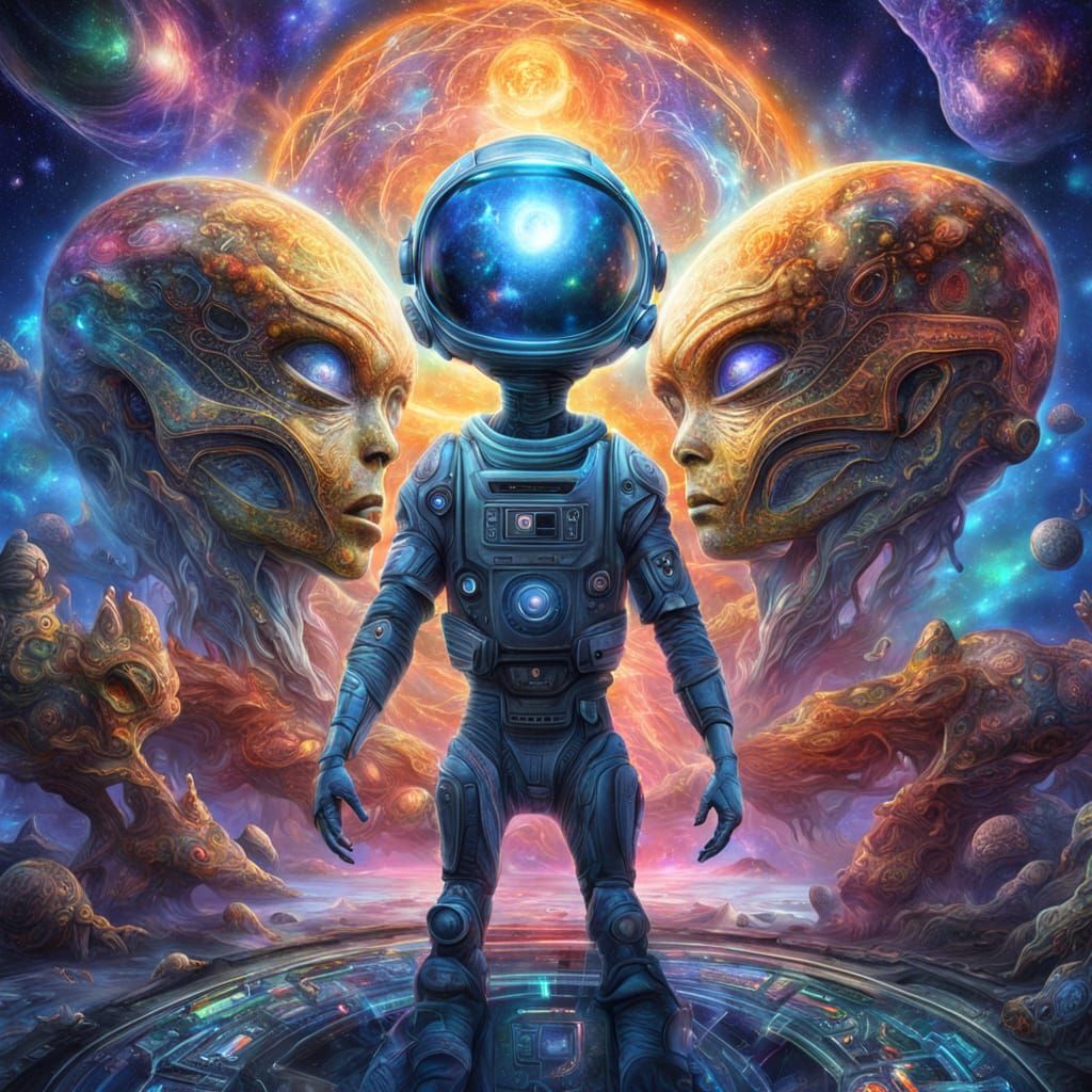 Cosmic Warning: AI Confronts Alien Interlopers