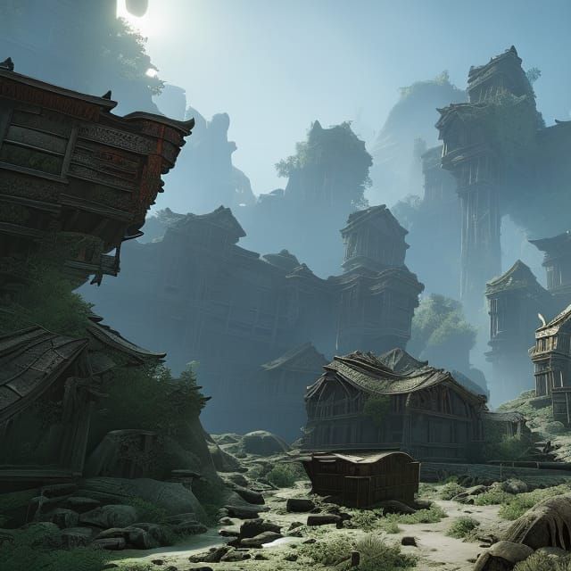 Post-Apocalyptic World Ruined by Elder God in Unreal Engine