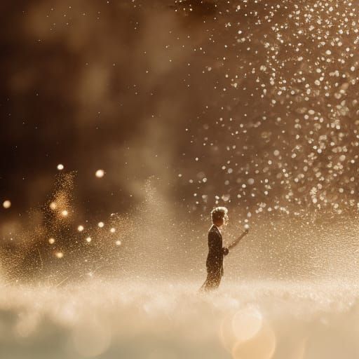 Romantic Couple in Hyperrealistic Cinematic Photograph