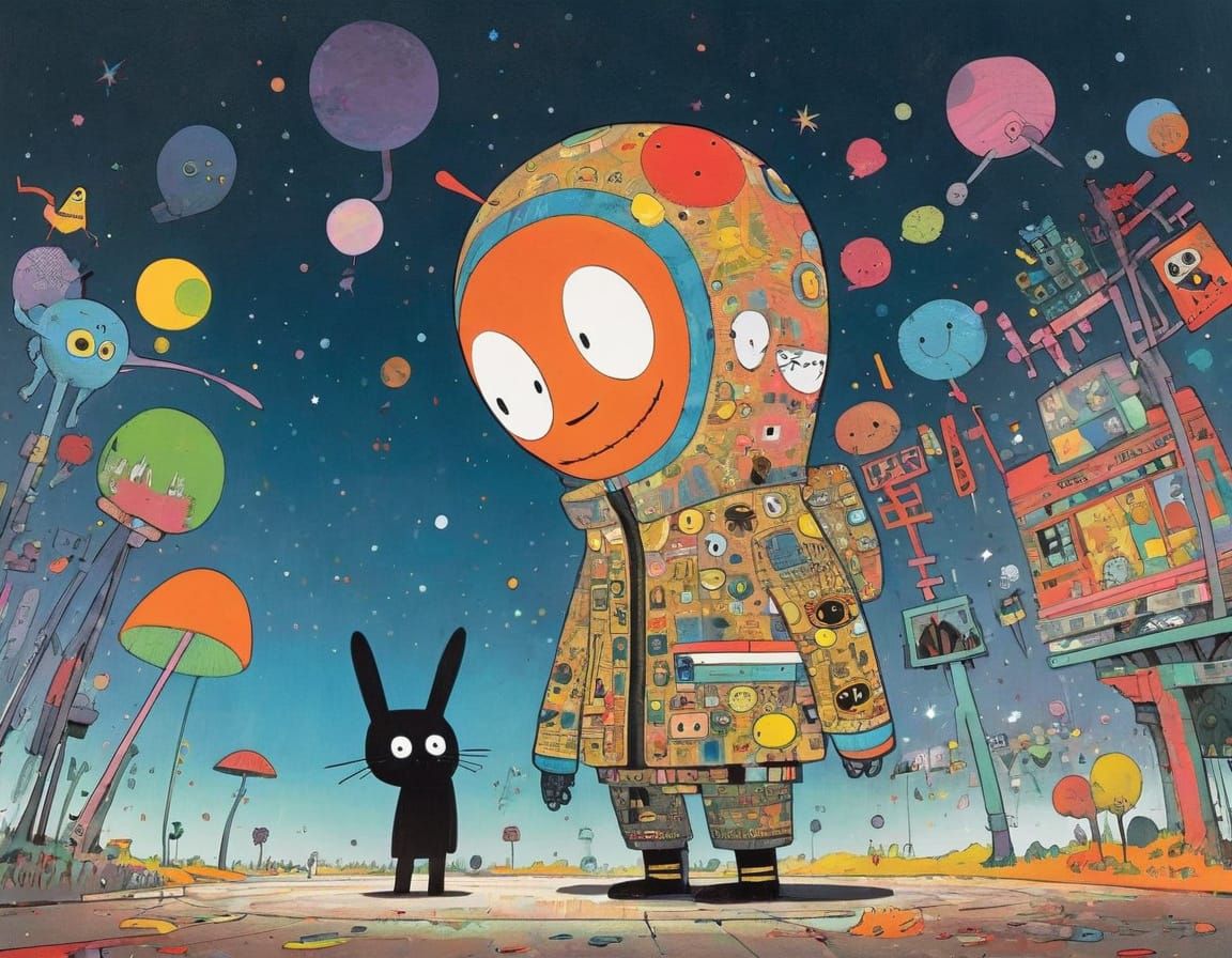 Influential Cartoonists Unite: A Mosaic of Imagination