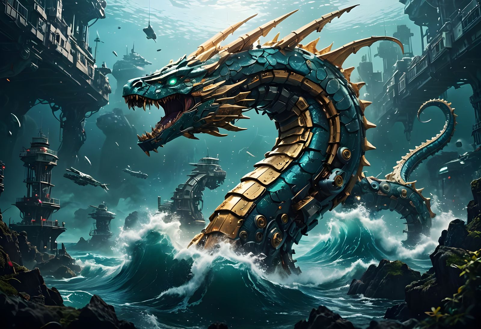 Mecha Sea-Serpent