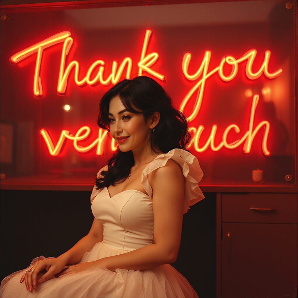 Sultry Goddess Under Ethereal Light