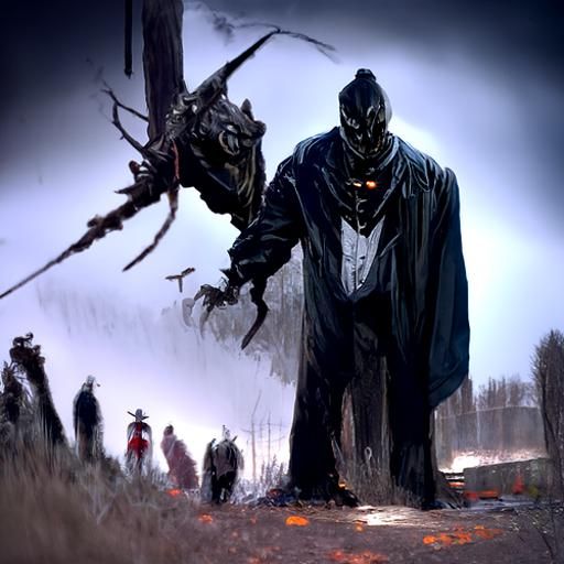 Sinister Figure in Dark Fantasy Style